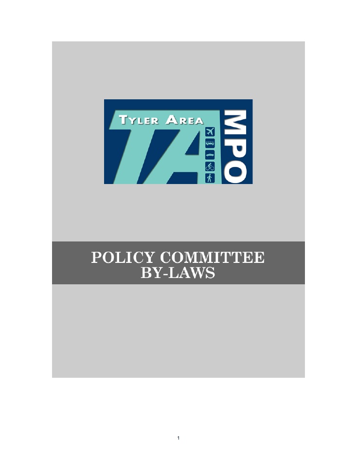 Tyler Area MPO Bylaws